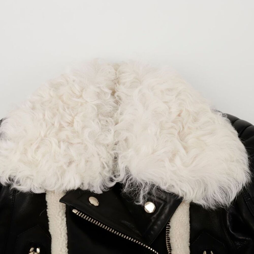 Shearling Rider Jacket Size - Picture 3 of 10